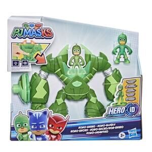 PJ Masks Robo-Gekko Hero ID Toy | Lights, Sounds & Action Arms with Figure NWT